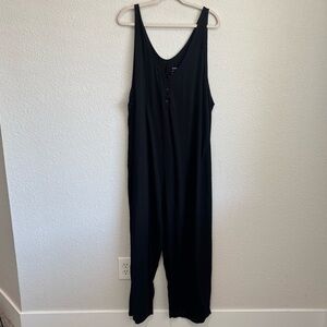 Storq Jumpsuit Women 7 Black One Piece Maternity Stretch Lounge Jumpsuit Casual